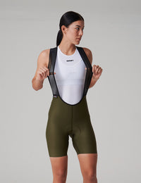 Pantaloneta Sin Costuras Deluxe Mujer - Verde Militar
