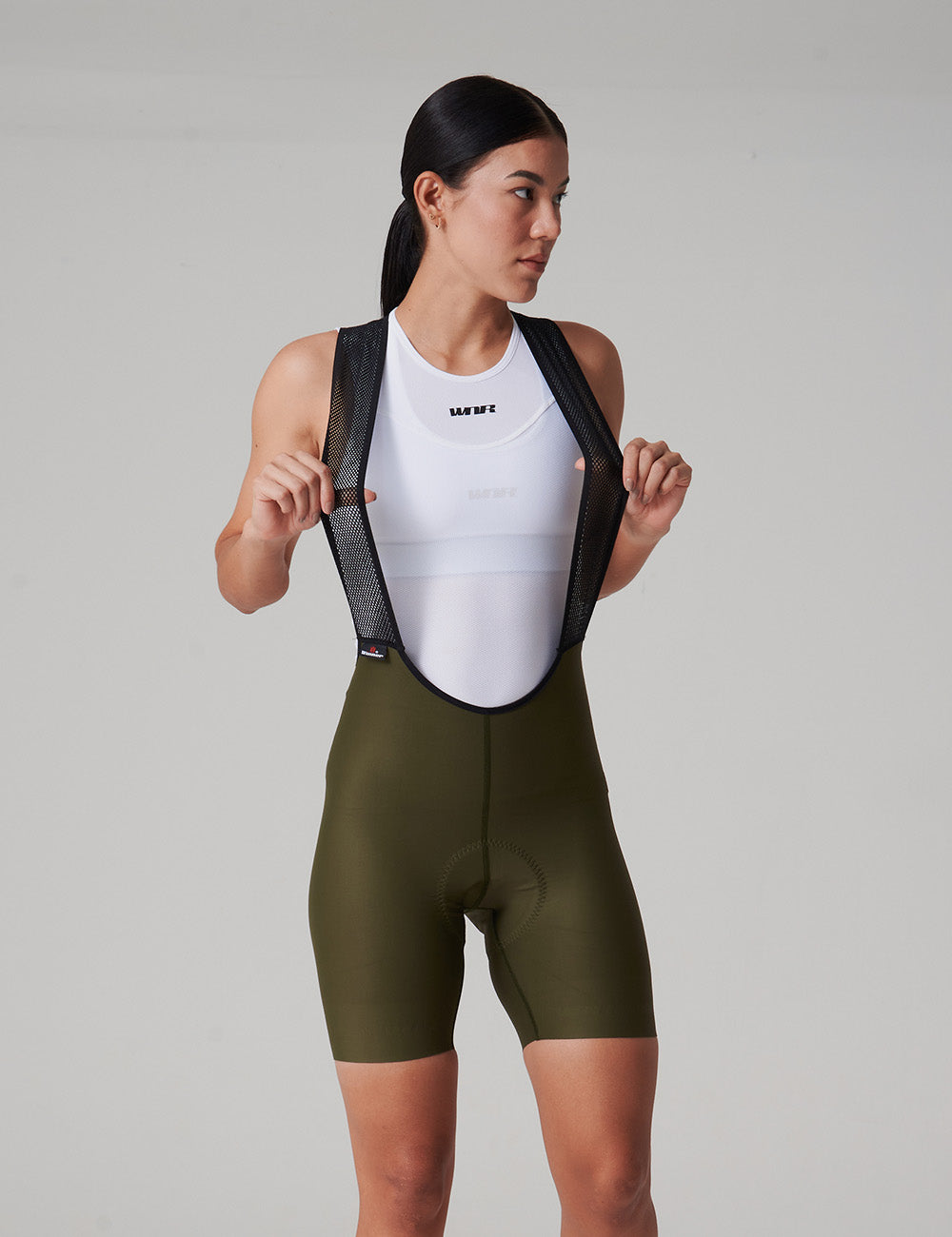 Pantaloneta Sin Costuras Deluxe Mujer - Verde Militar