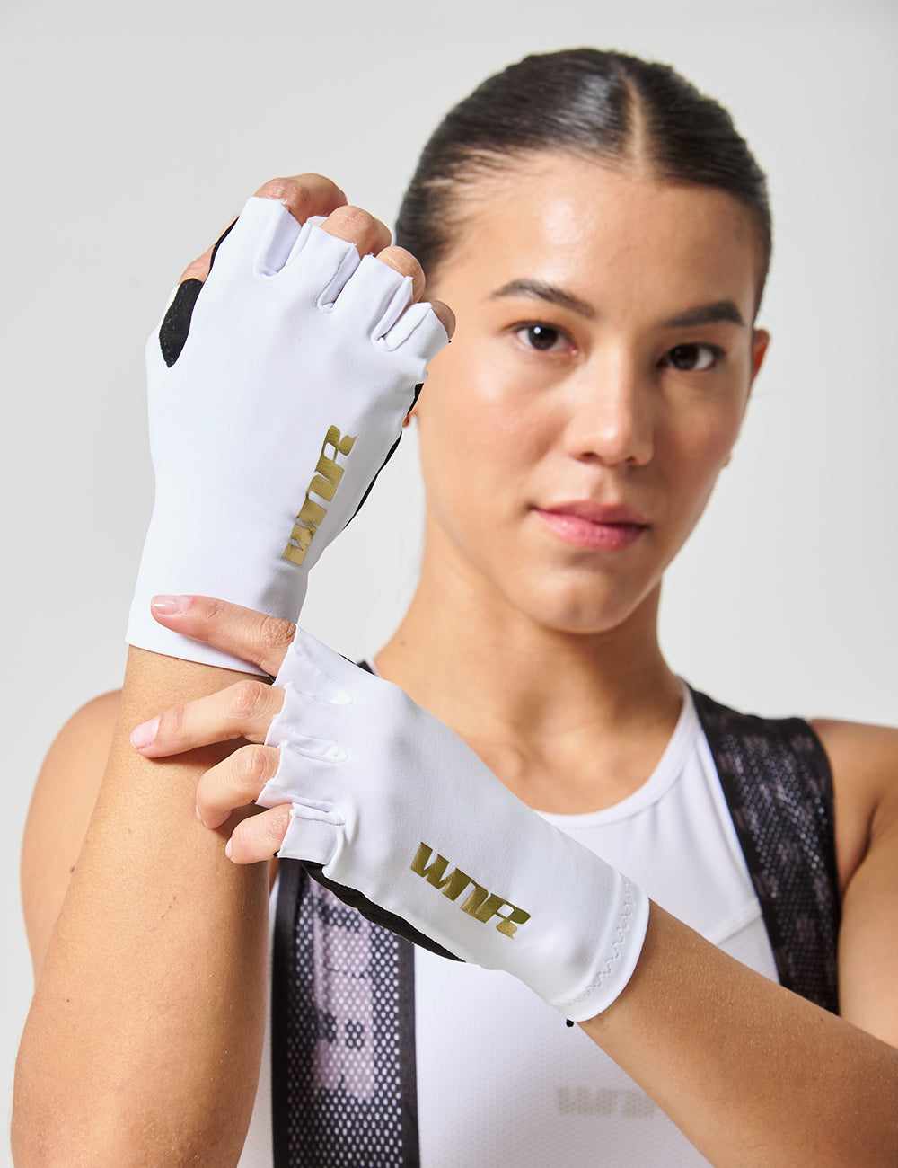 Guantes de Ciclismo Unisex - Blanco