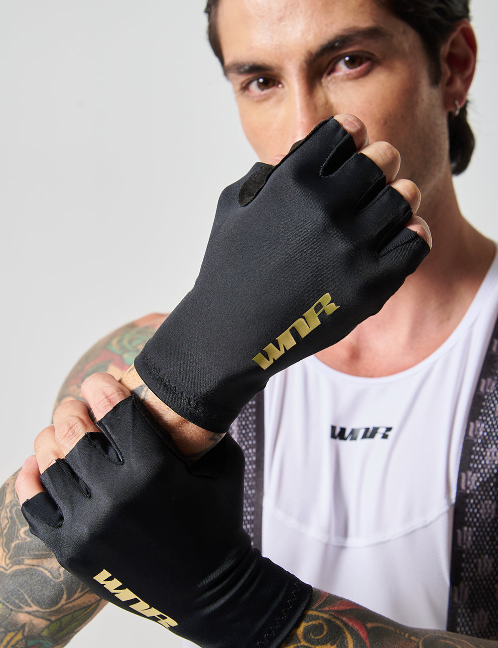 GUANTES DE CICLISMO UNISEX - NEGRO