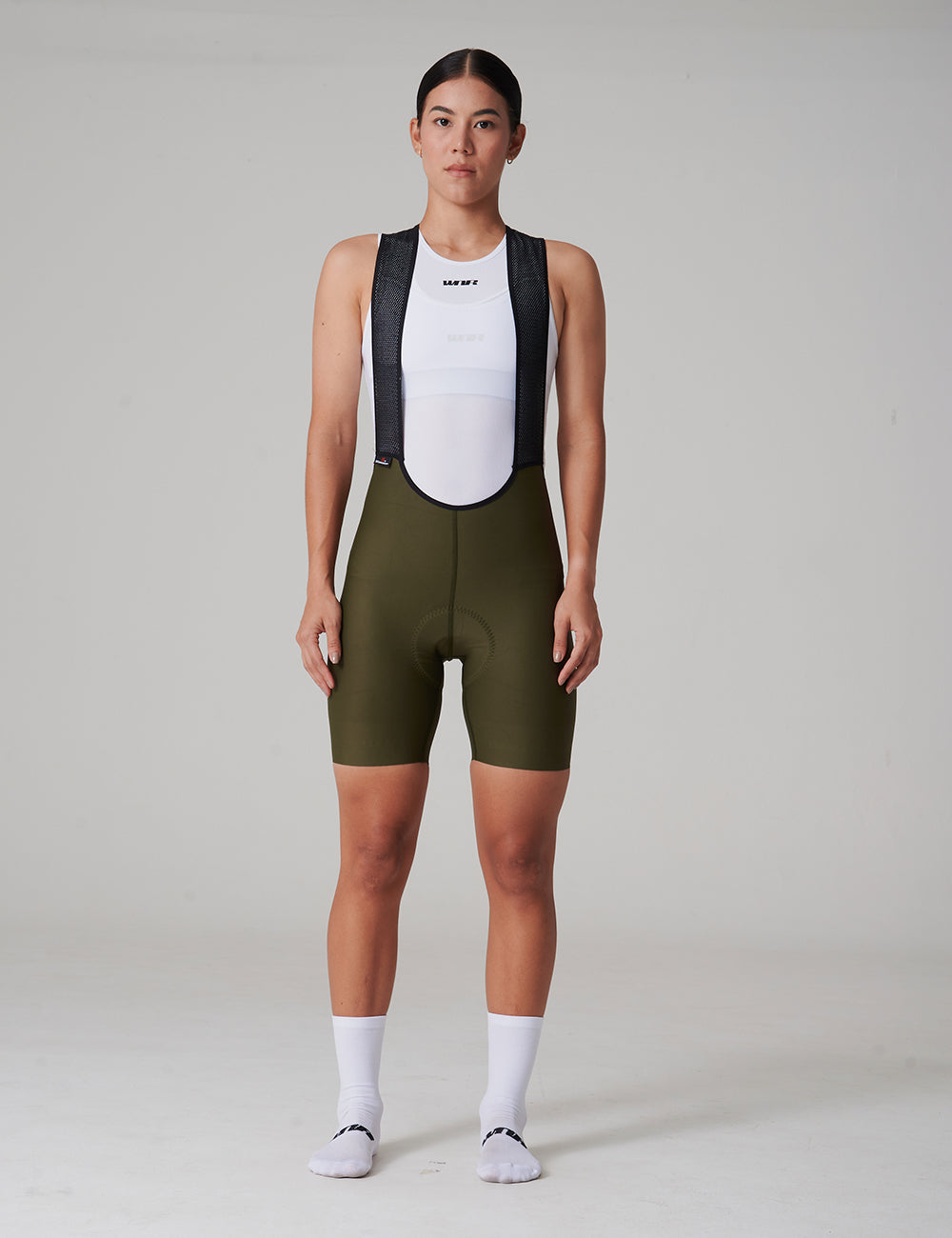 Pantaloneta Sin Costuras Deluxe Mujer - Verde Militar