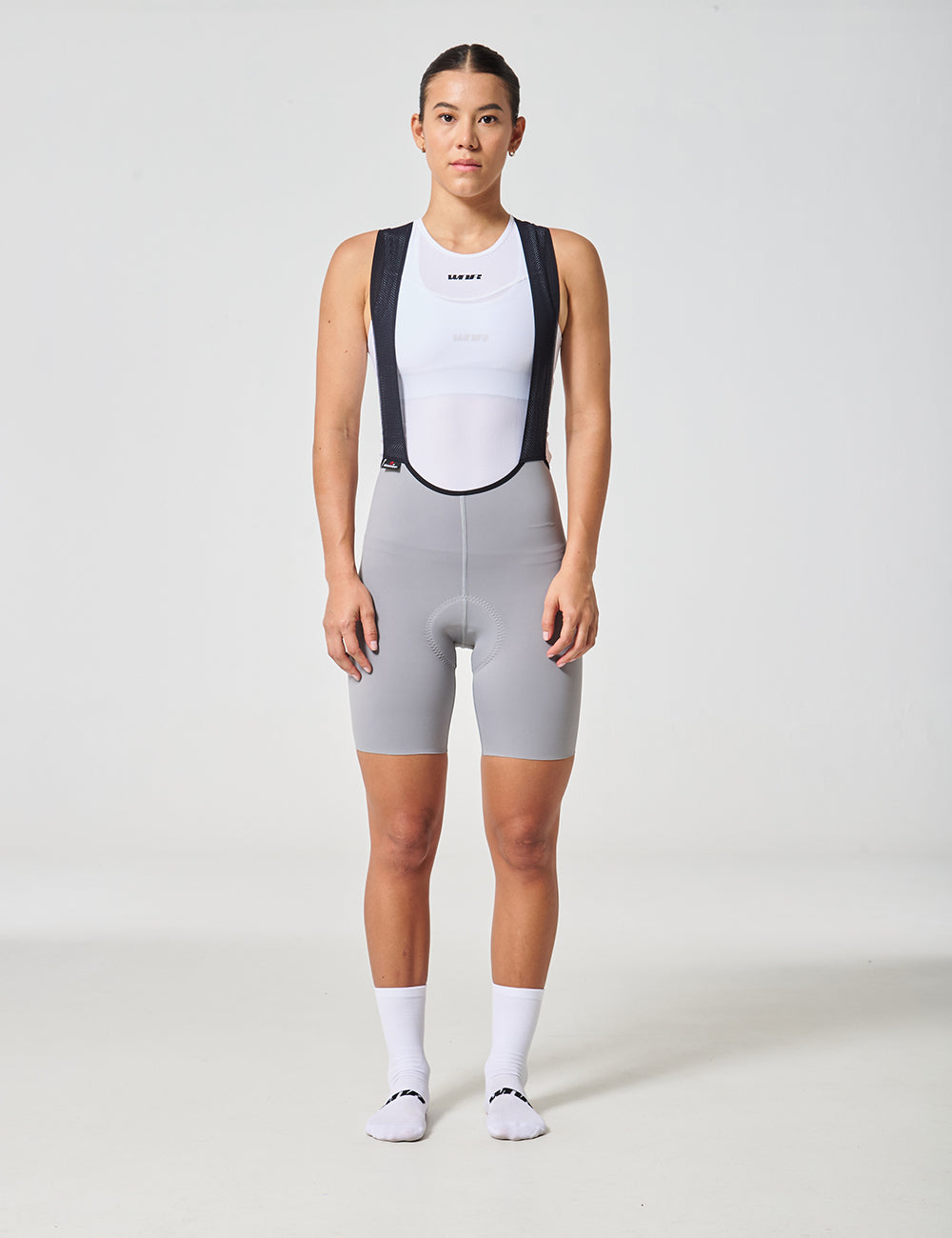 Pantaloneta Sin Costuras Deluxe Mujer- Titanium