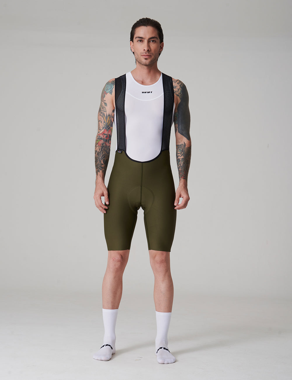 Pantaloneta Sin Costuras Deluxe Hombre - Verde Militar
