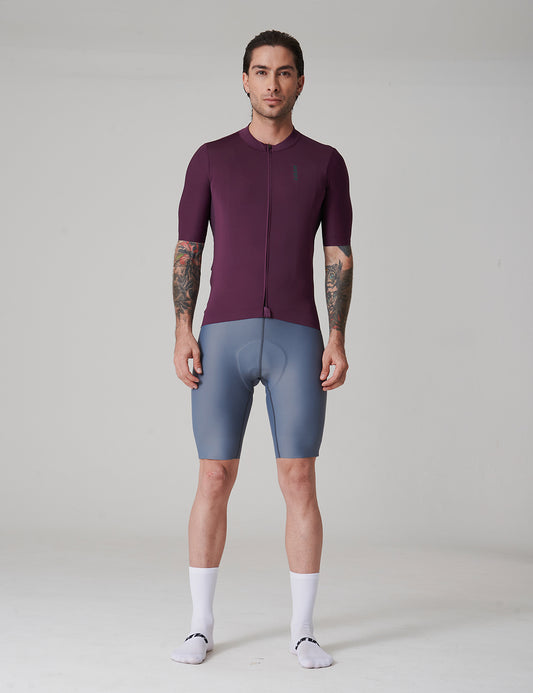 Jerser Manga Corta Hombre - Dark Wine