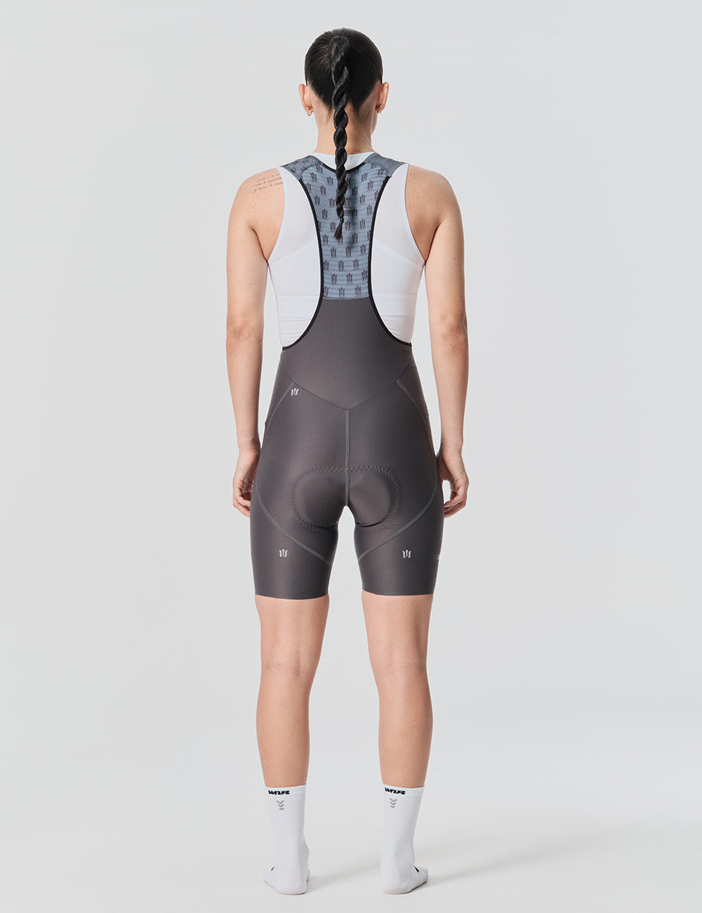 Pantaloneta Hibrid Mujer - Gris