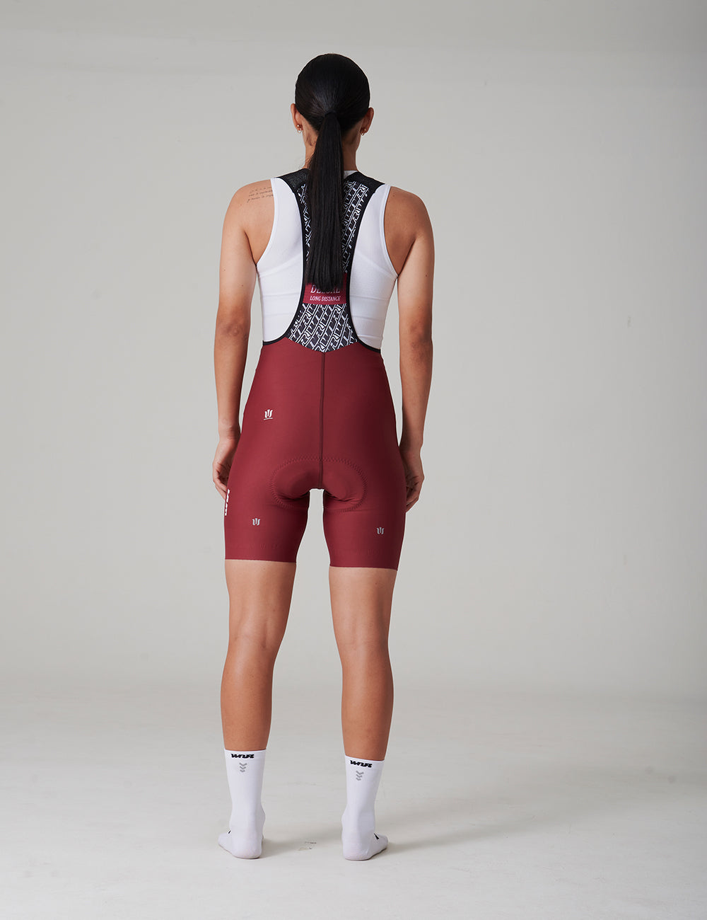 Pantaloneta Sin Costuras Deluxe Mujer - Vino