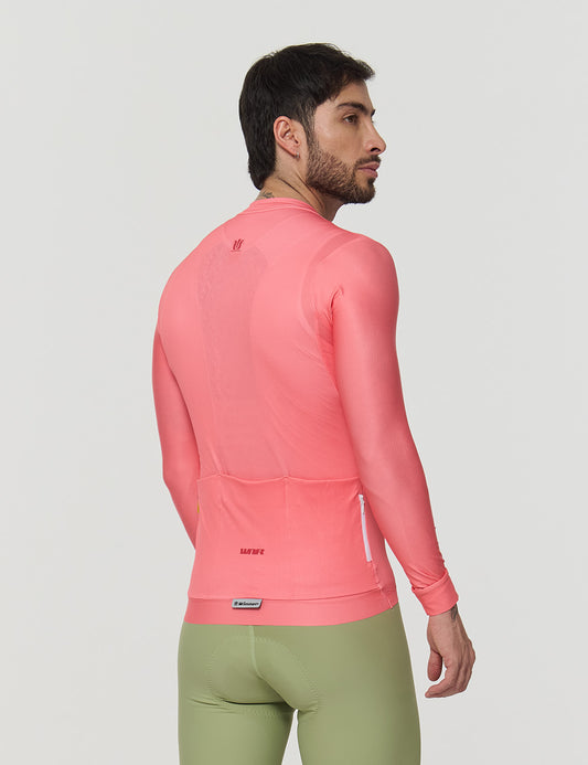 Jersey Manga Larga Hombre - Peach