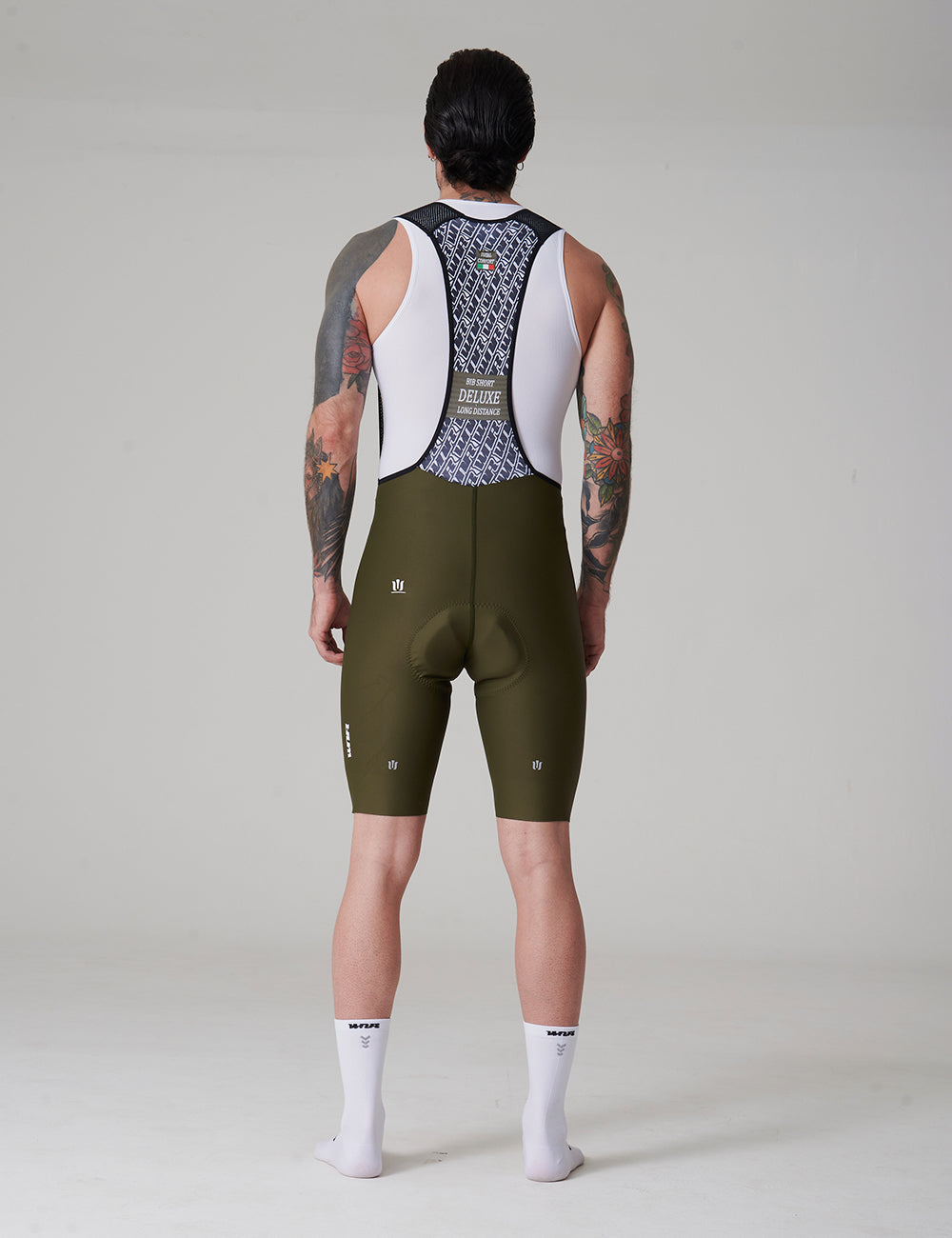 Pantaloneta Sin Costuras Deluxe Hombre - Verde Militar