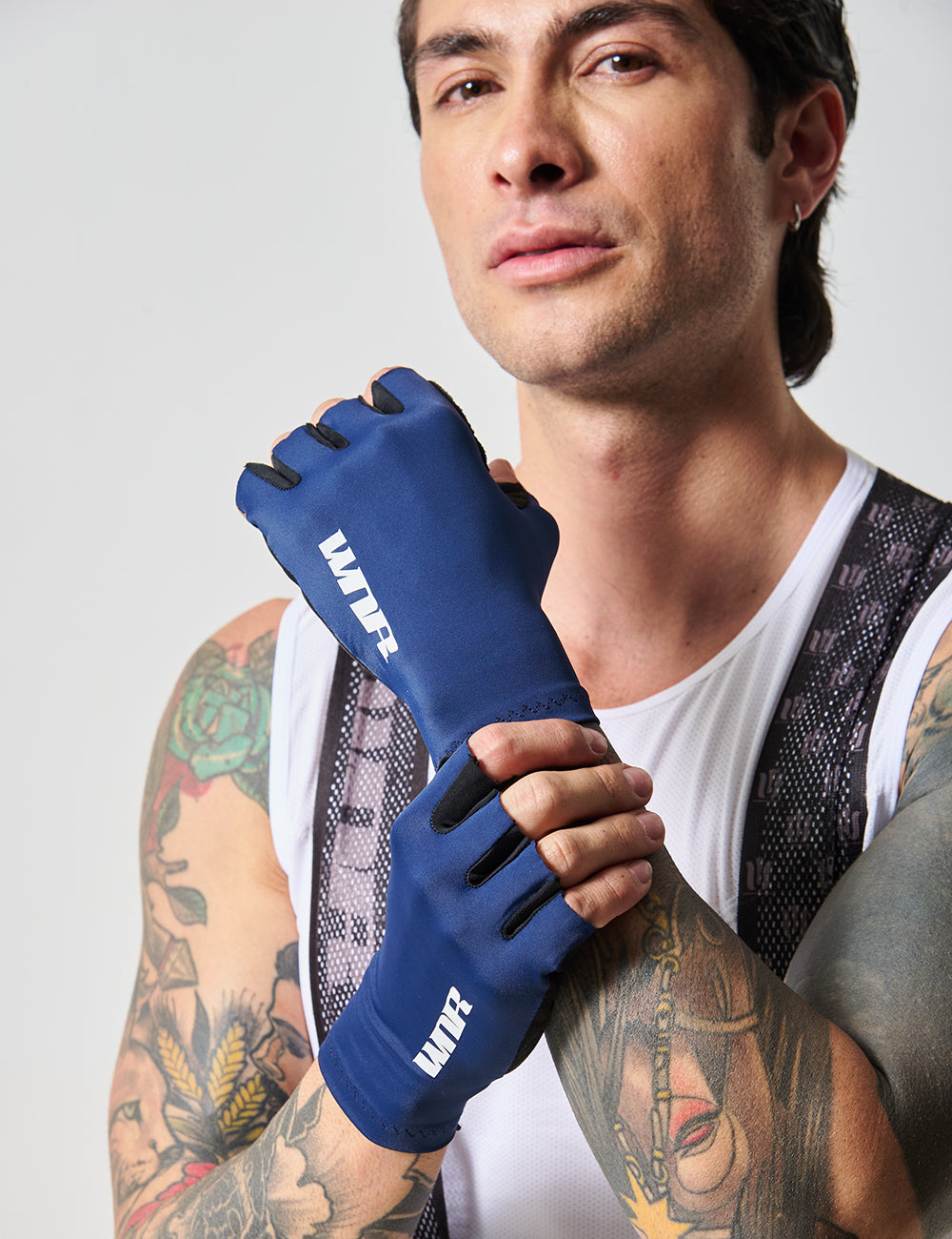 GUANTES DE CICLISMO UNISEX - AZUL