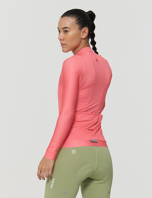 Jersey Manga Larga Mujer - Peach