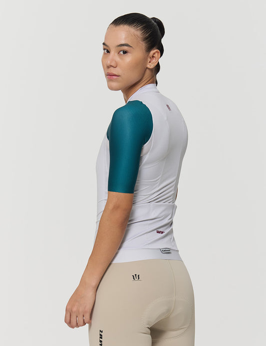 JERSEY MANGA CORTA MUJER - IVORY