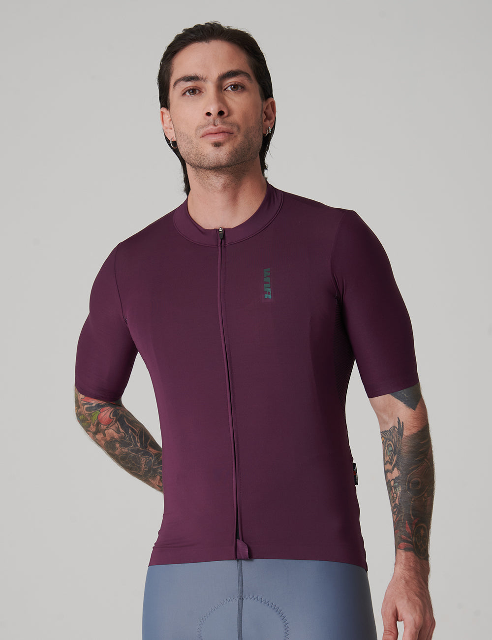 JERSEY DARK WINE MANGA CORTA HOMBRE - SOLID