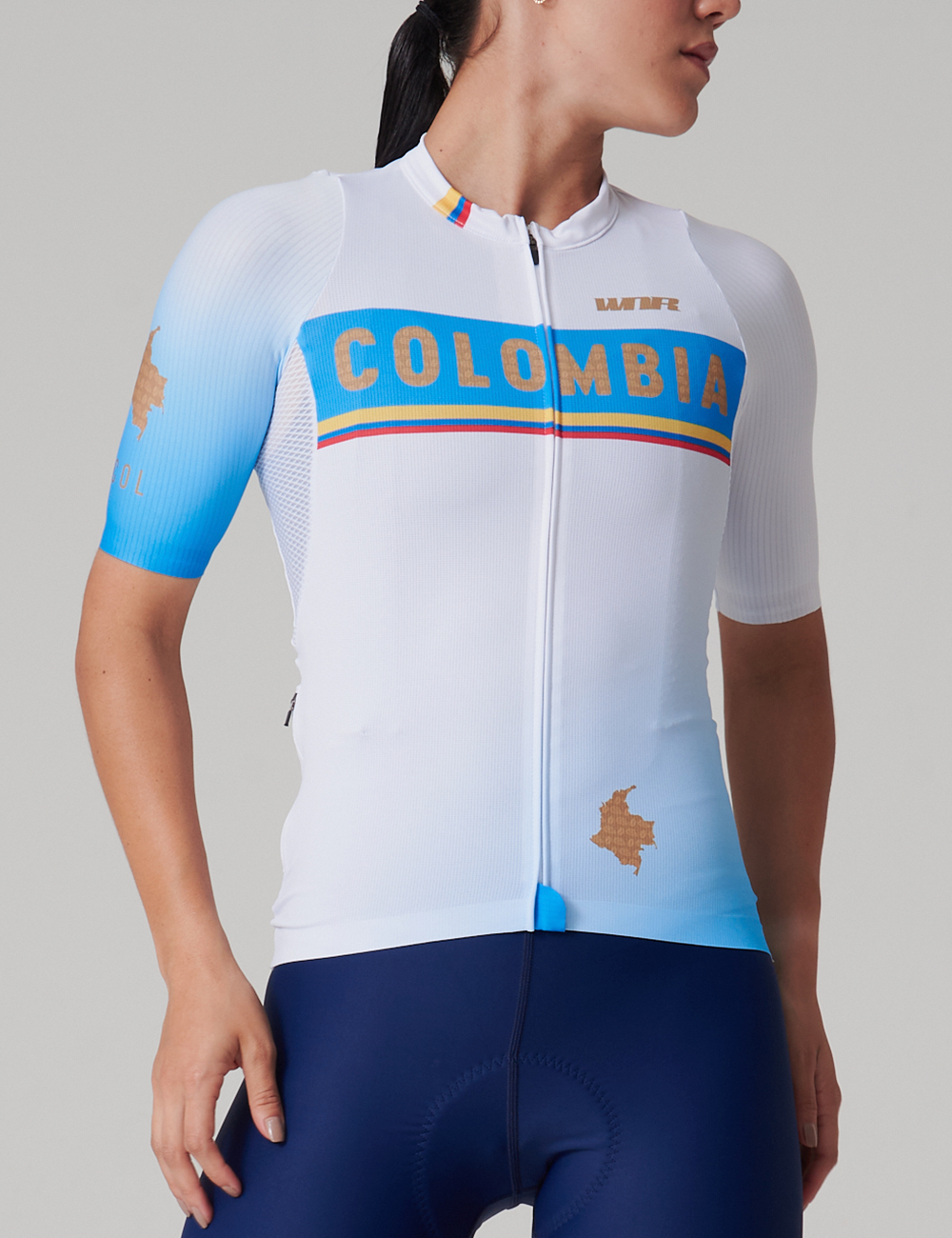 JERSEY COLOMBIA TRICOLOR MANGA CORTA DAMA - SOLID