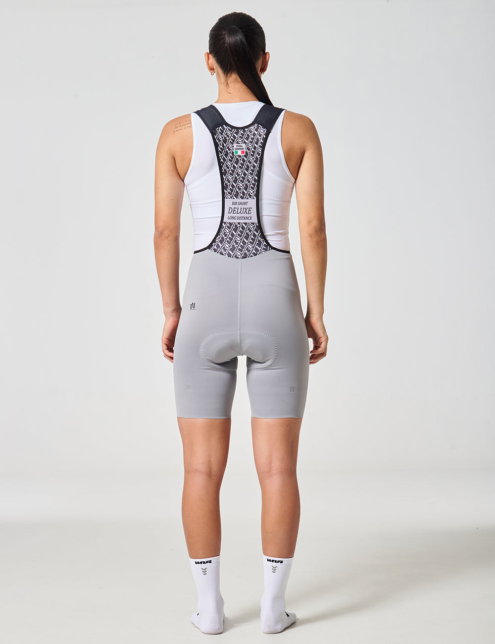 Pantaloneta Sin Costuras Deluxe Mujer- Titanium