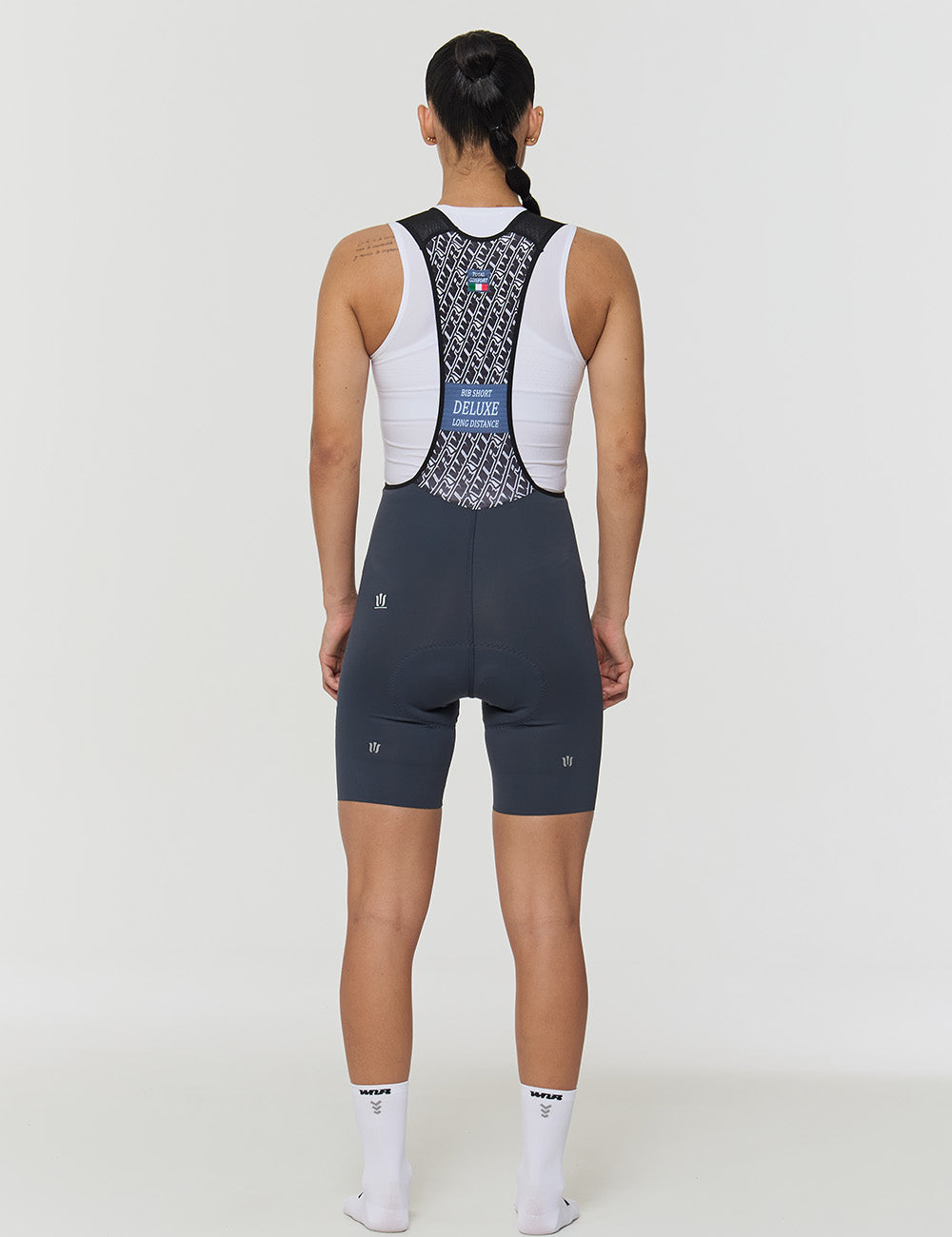 Pantaloneta Sin Costuras Deluxe Mujer - Grafito