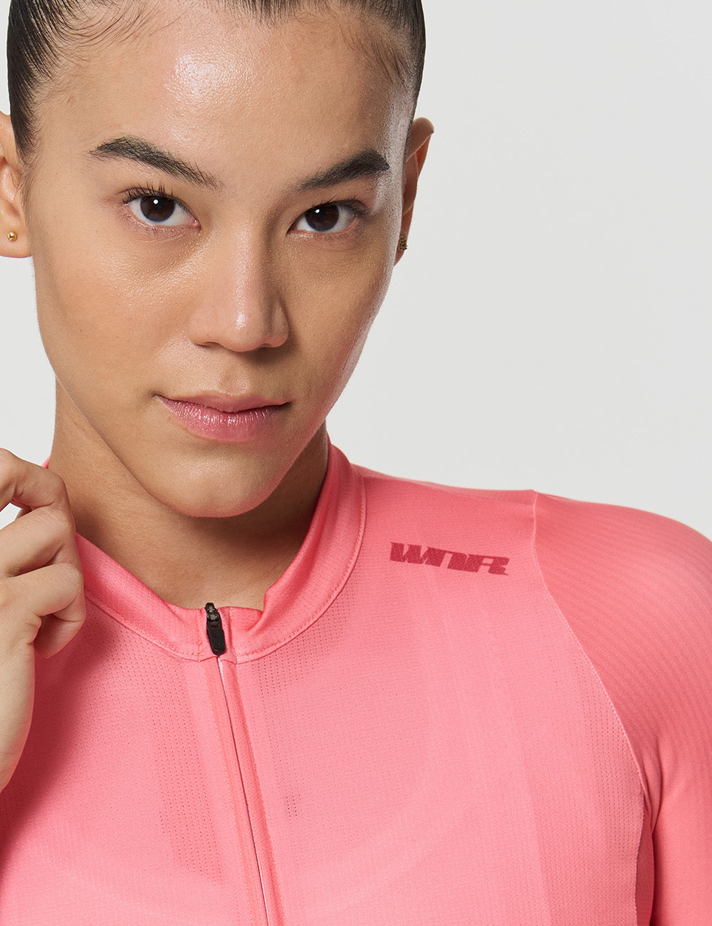 JERSEY MANGA CORTA MUJER - PEACH