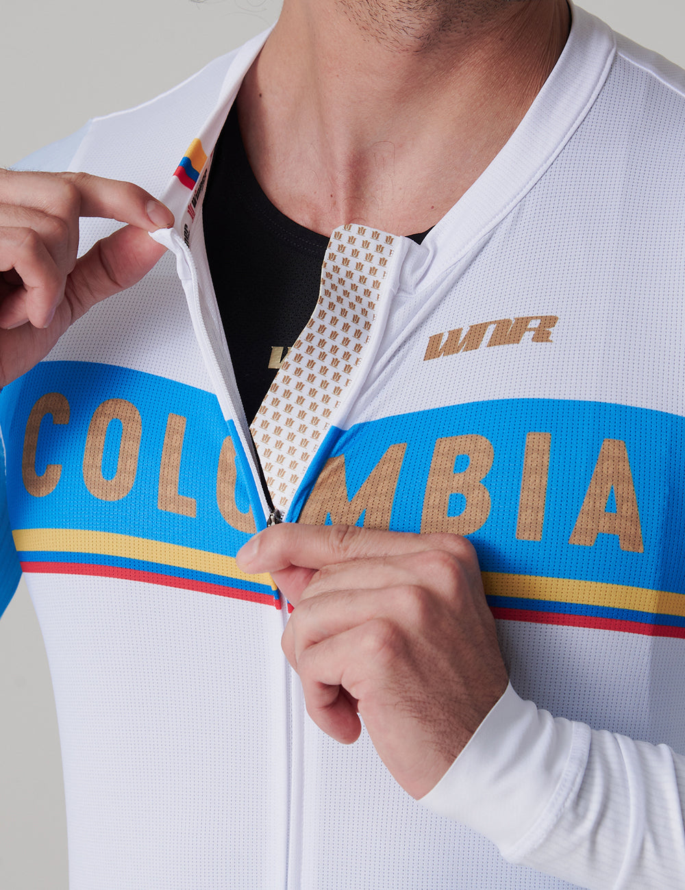 JERSEY COLOMBIA TRICOLOR MANGA LARGA HOMBRE - SOLID