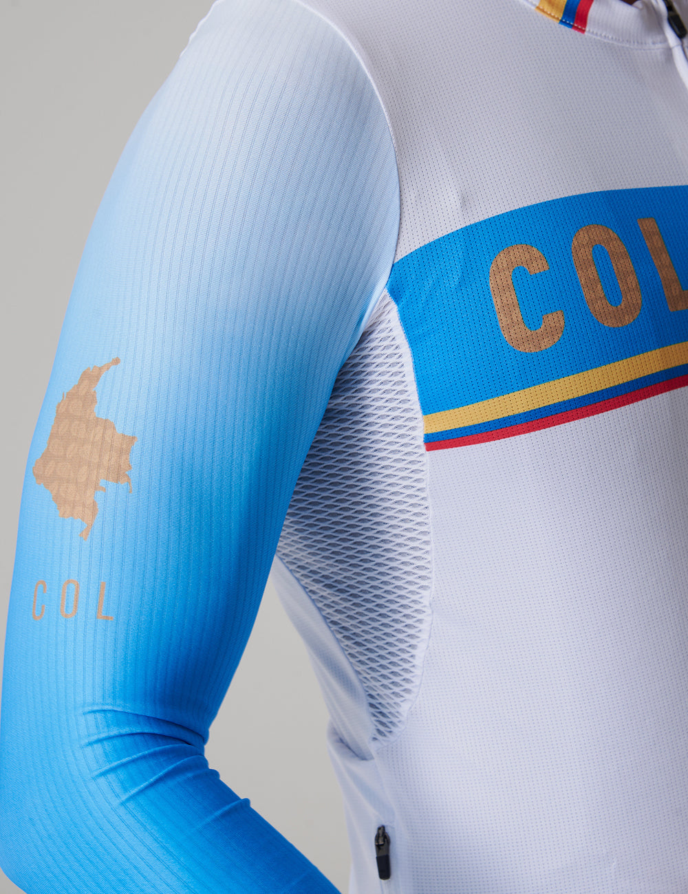 Jersey Manga Larga Hombre - Colombia Tricolor
