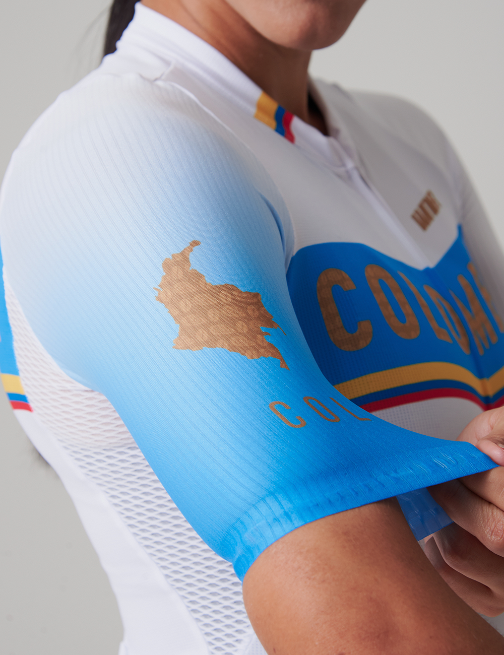 JERSEY COLOMBIA TRICOLOR MANGA CORTA DAMA - SOLID