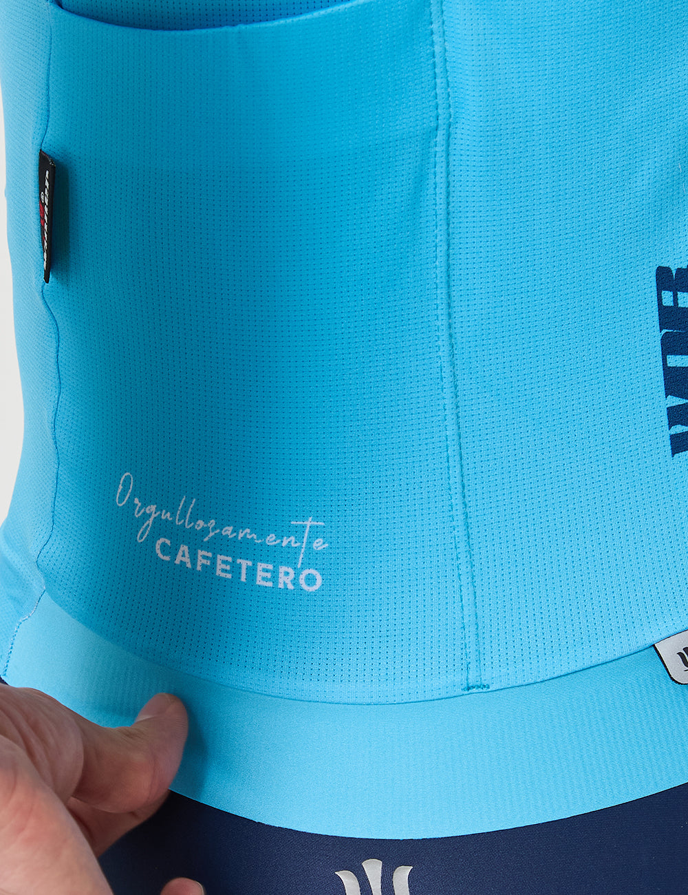 JERSEY MANGA CORTA HOMBRE - TRICOLOR CELESTE