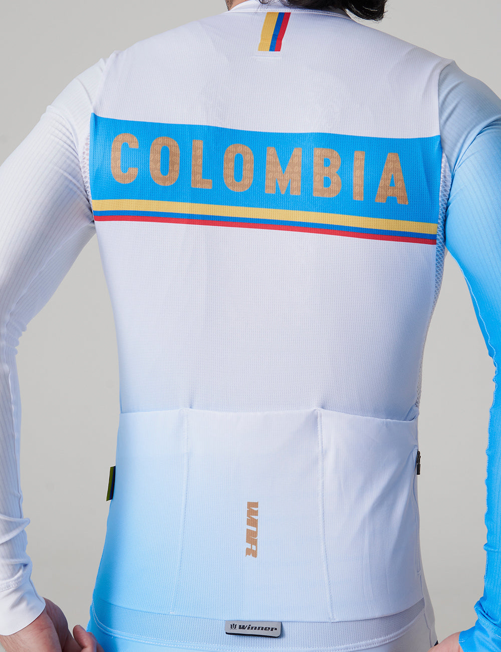 JERSEY COLOMBIA TRICOLOR MANGA LARGA HOMBRE - SOLID