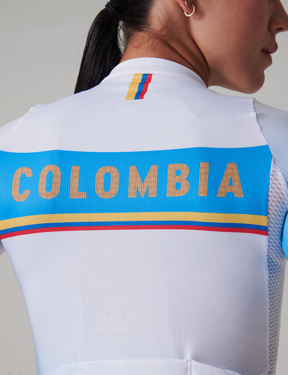 JERSEY COLOMBIA TRICOLOR MANGA CORTA DAMA - SOLID