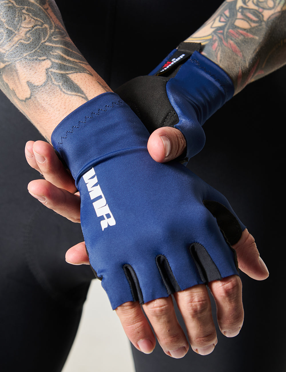 GUANTES DE CICLISMO UNISEX - AZUL