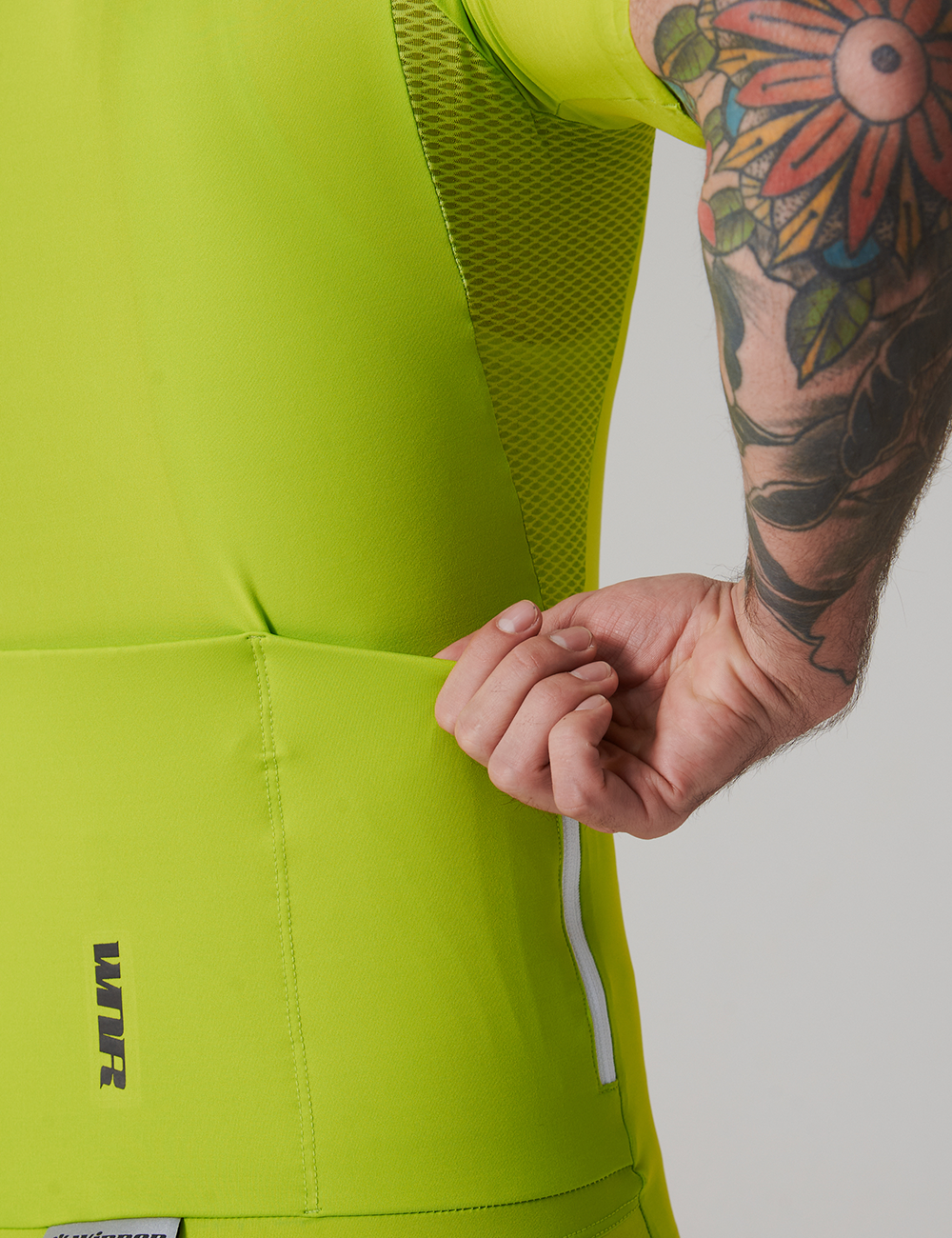 JERSEY LIME GREEN MANGA CORTA HOMBRE - SOLID