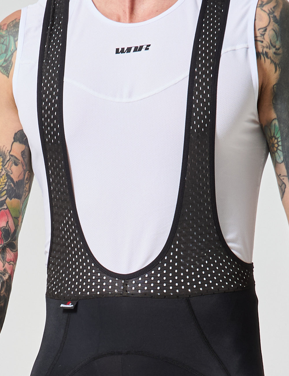PANTALÓN LARGO DE CICLISMO CON TIRANTAS HOMBRE - NEGRO