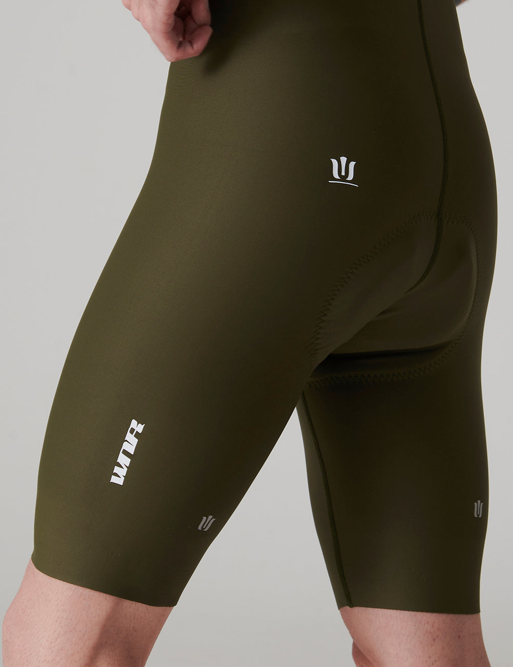 Pantaloneta Sin Costuras Deluxe Hombre - Verde Militar