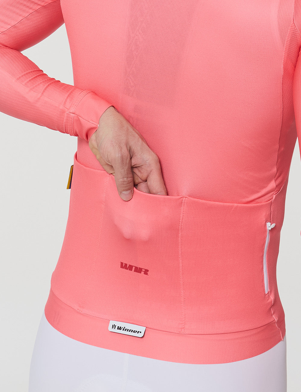 Jersey Manga Larga Hombre - Peach