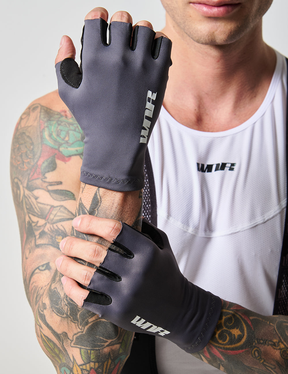 GUANTES DE CICLISMO UNISEX - GRIS