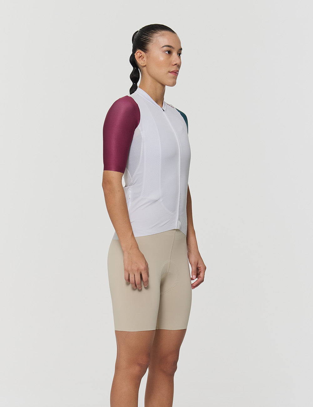 JERSEY MANGA CORTA MUJER - IVORY