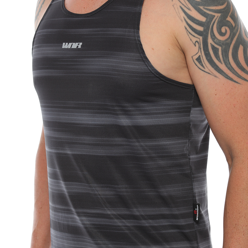 Camiseta Running Manga Sisa Hombre - Carbón