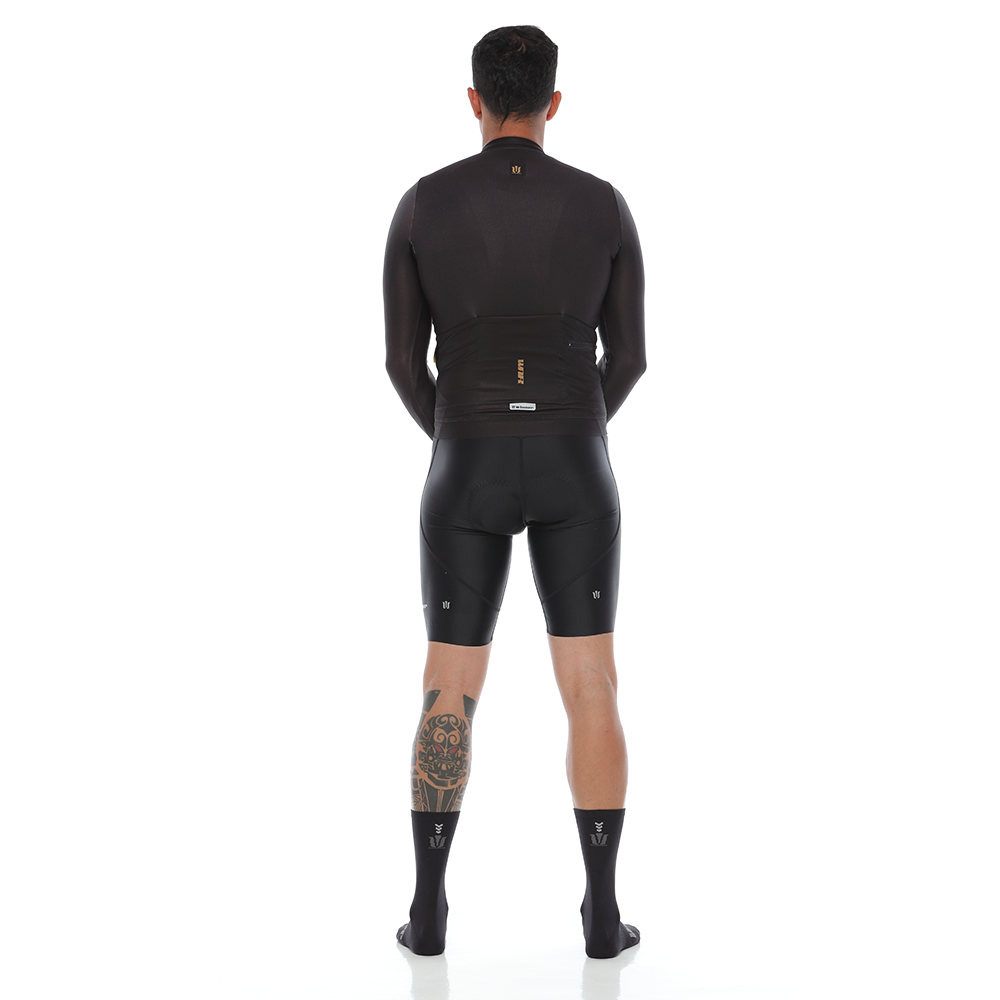 JERSEY DELUXE RACE ML HOMBRE / GOLDEN BLACK