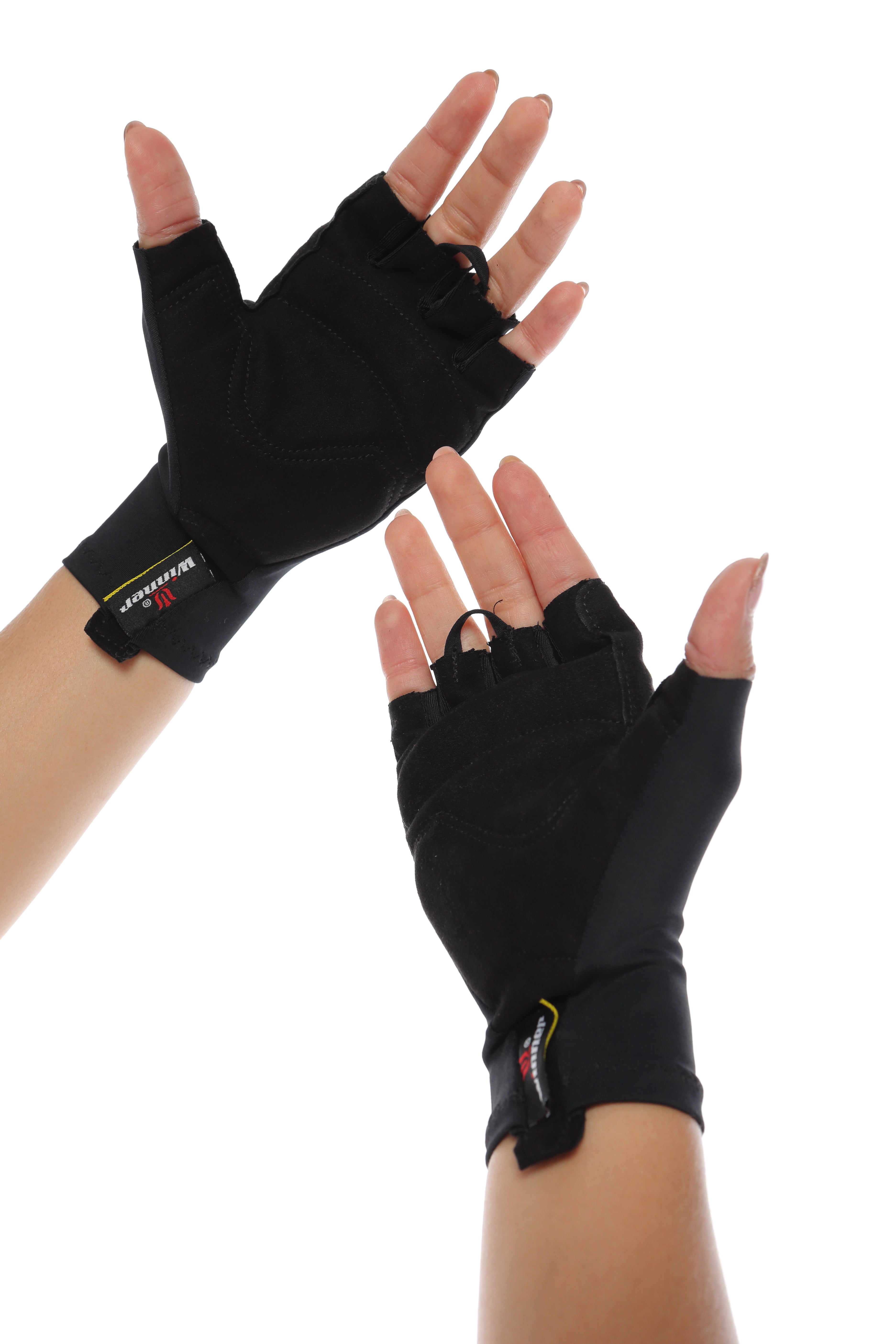 GUANTES DE CICLISMO UNISEX - NEGRO