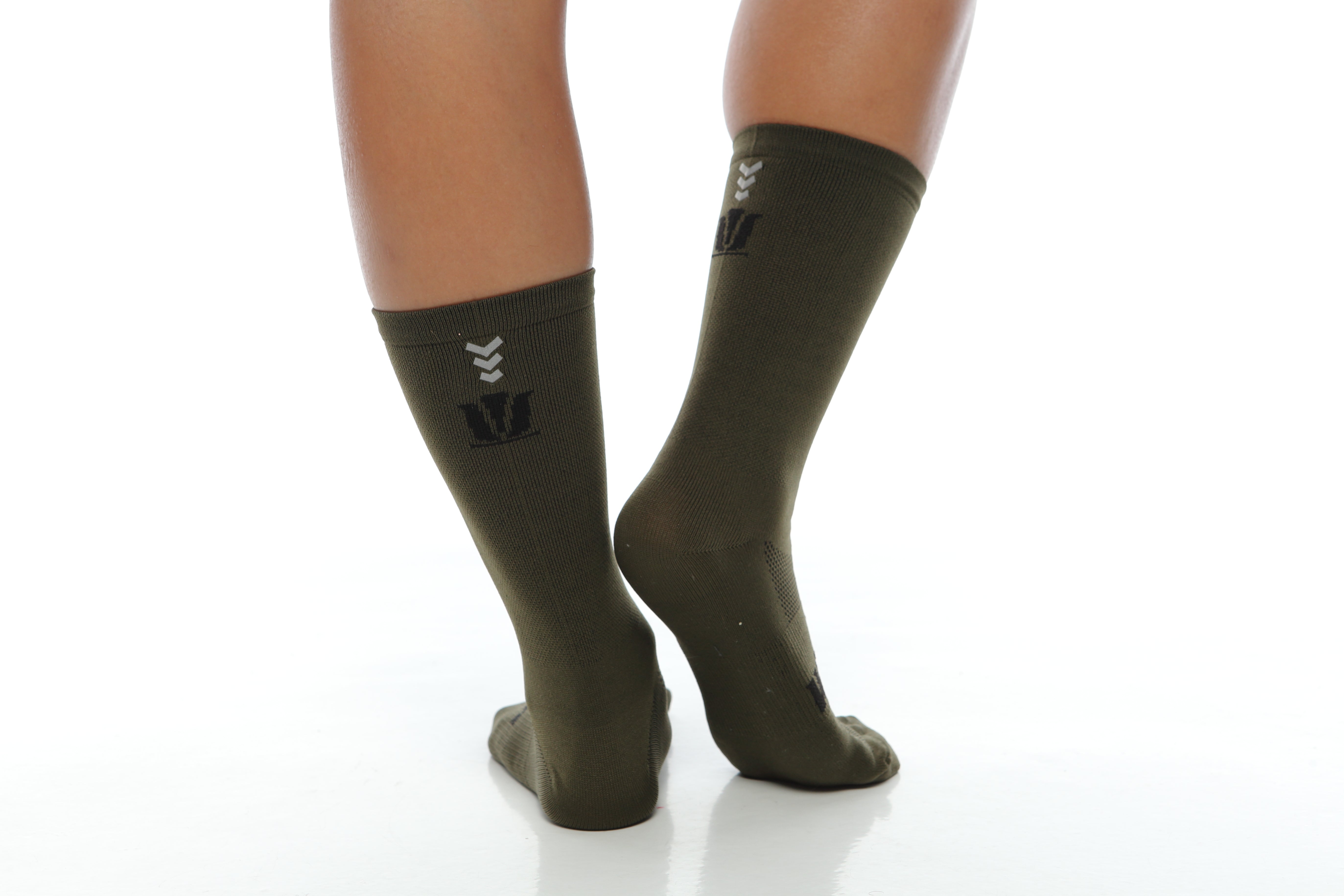 MEDIAS DE CICLISMO UNISEX - VERDE