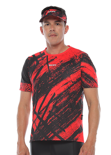 Camiseta Running Cuello Redondo Hombre - Russet