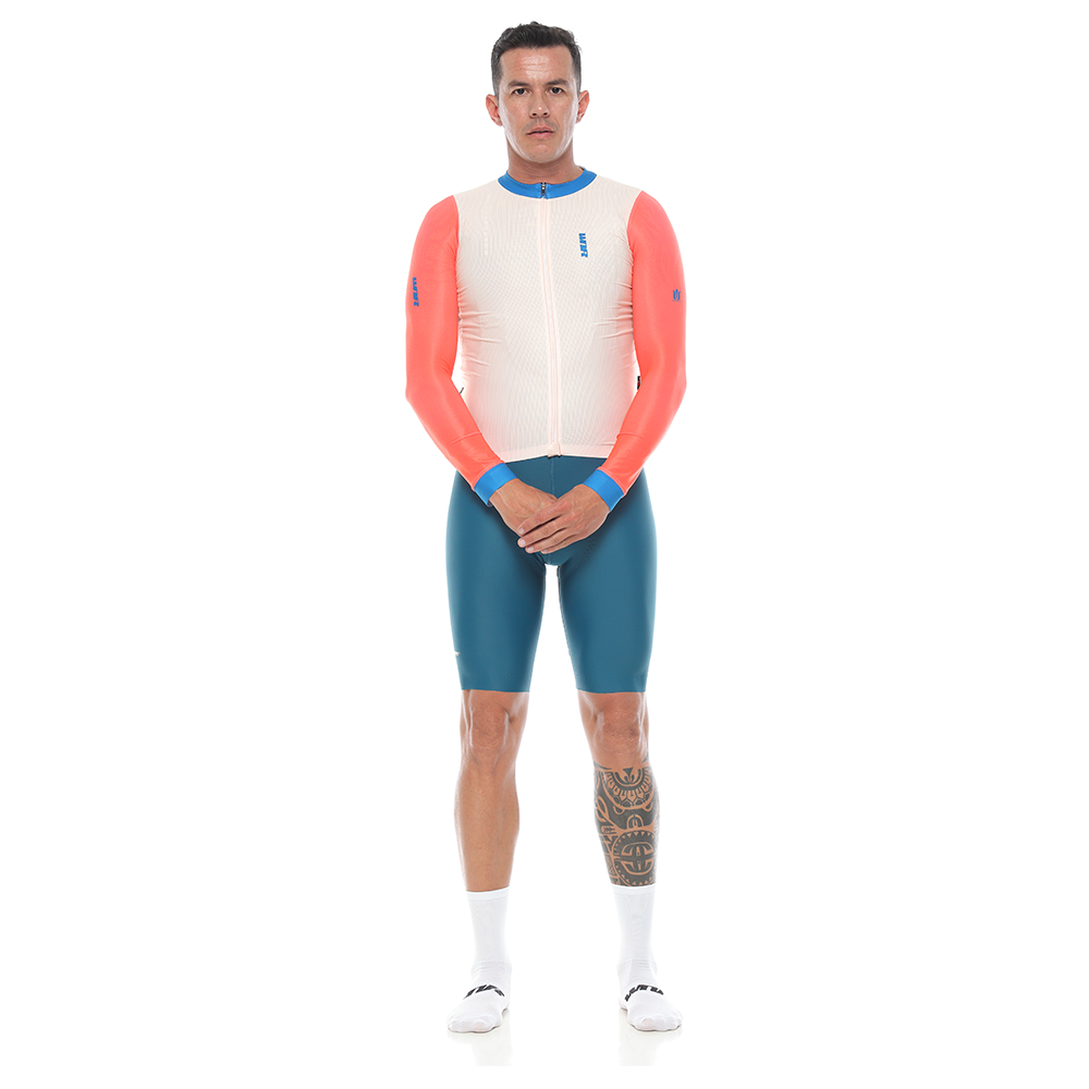 JERSEY PRISMATIC ML HOMBRE / TANGERINE