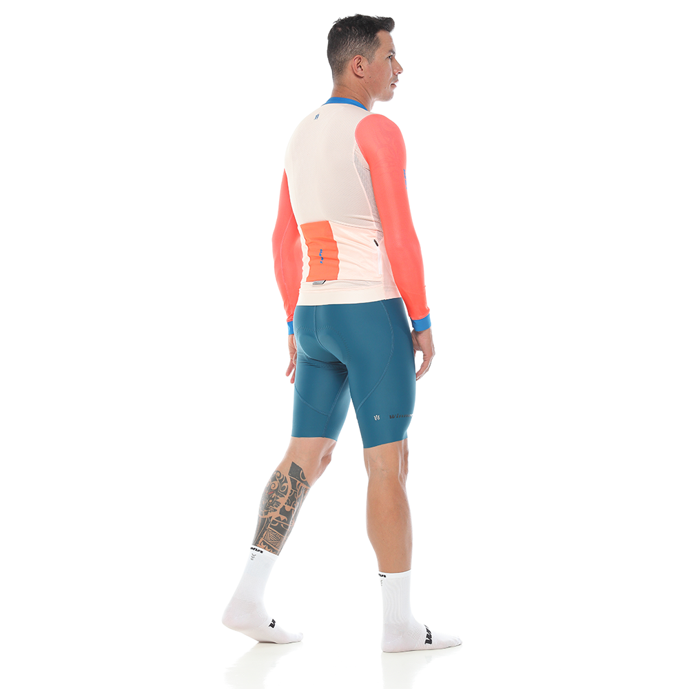 JERSEY PRISMATIC ML HOMBRE / TANGERINE