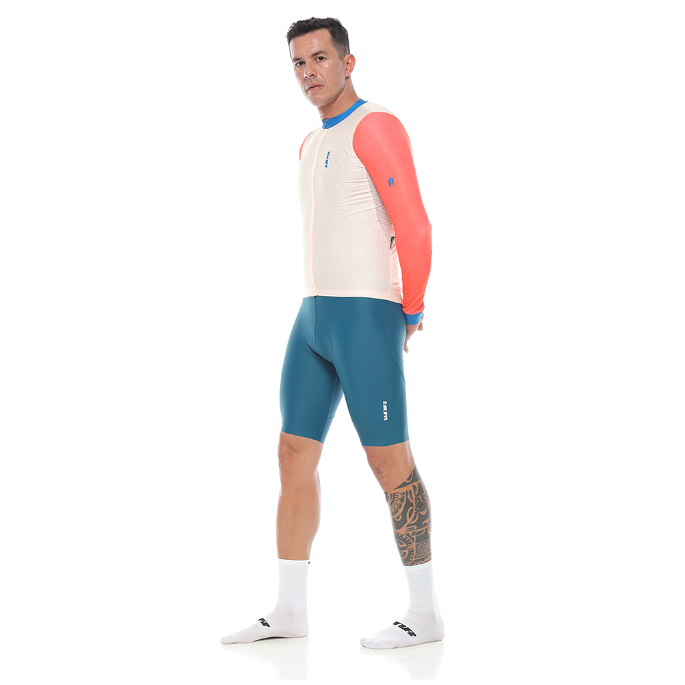 JERSEY PRISMATIC ML HOMBRE / TANGERINE