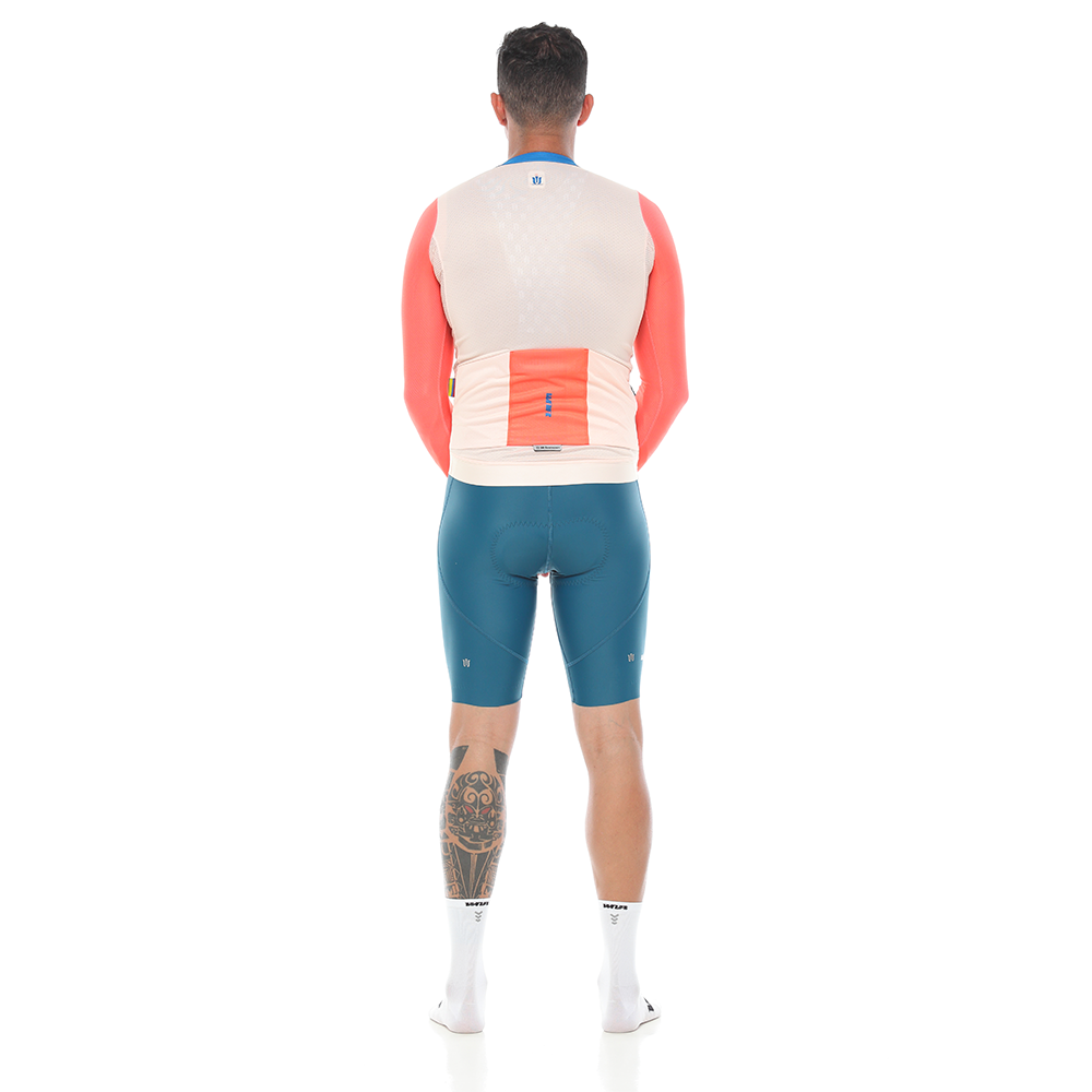 JERSEY PRISMATIC ML HOMBRE / TANGERINE