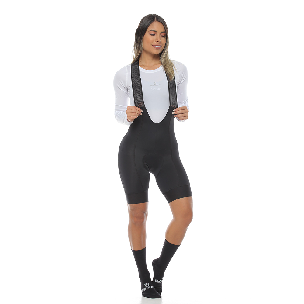 PANTALONETA CLÁSICA CON TIRANTA DAMA / NEGRA