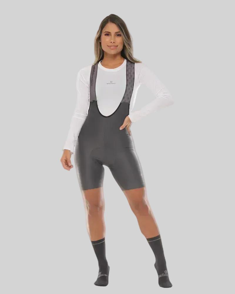 Pantaloneta Hibrid Mujer - Gris