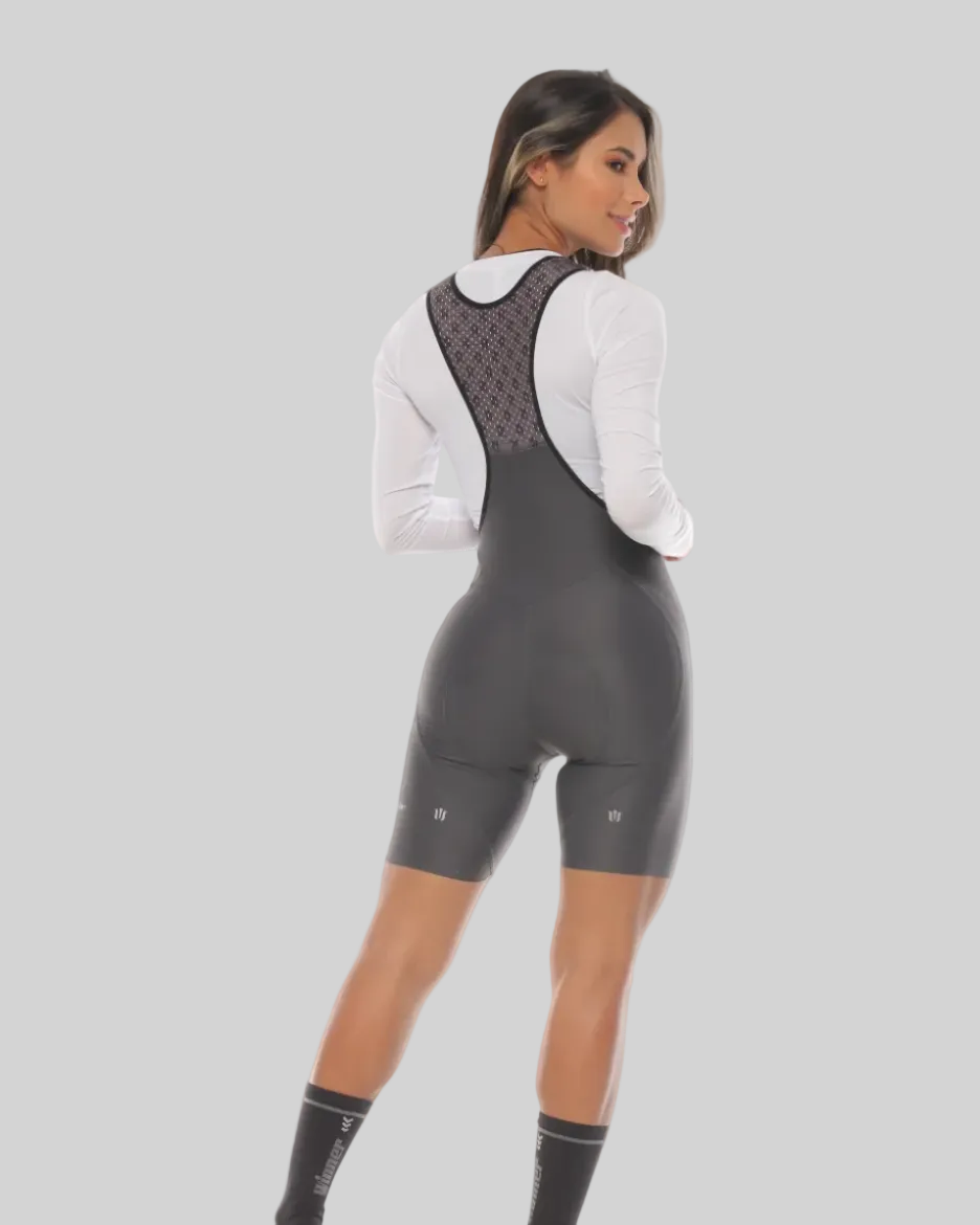Pantaloneta Hibrid Mujer - Gris