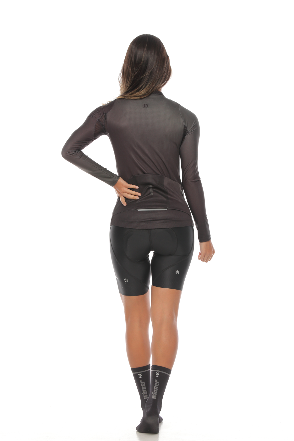 JERSEY MANGA LARGA MUJER - GRAY