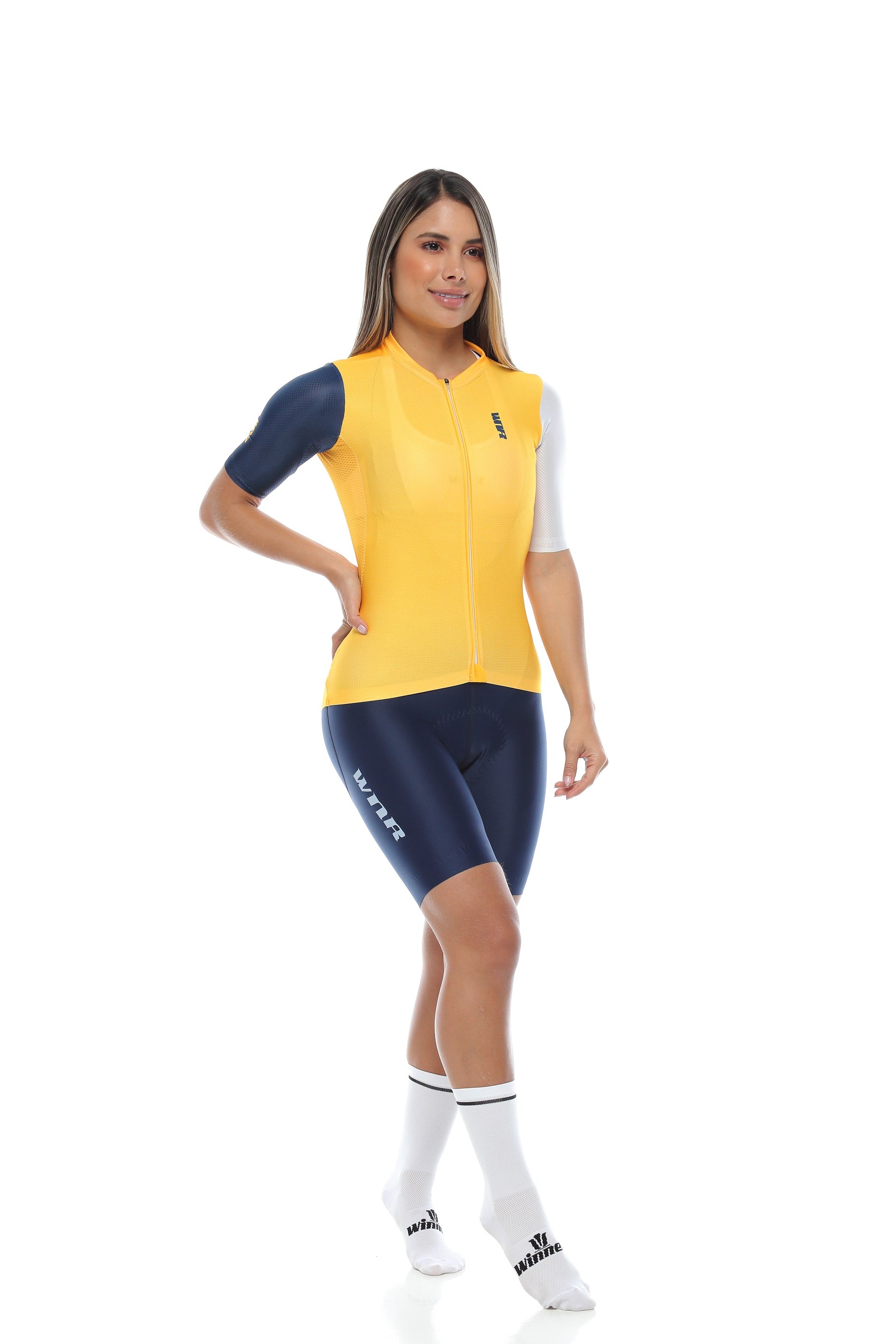 JERSEY MANGA CORTA MUJER - GOLD