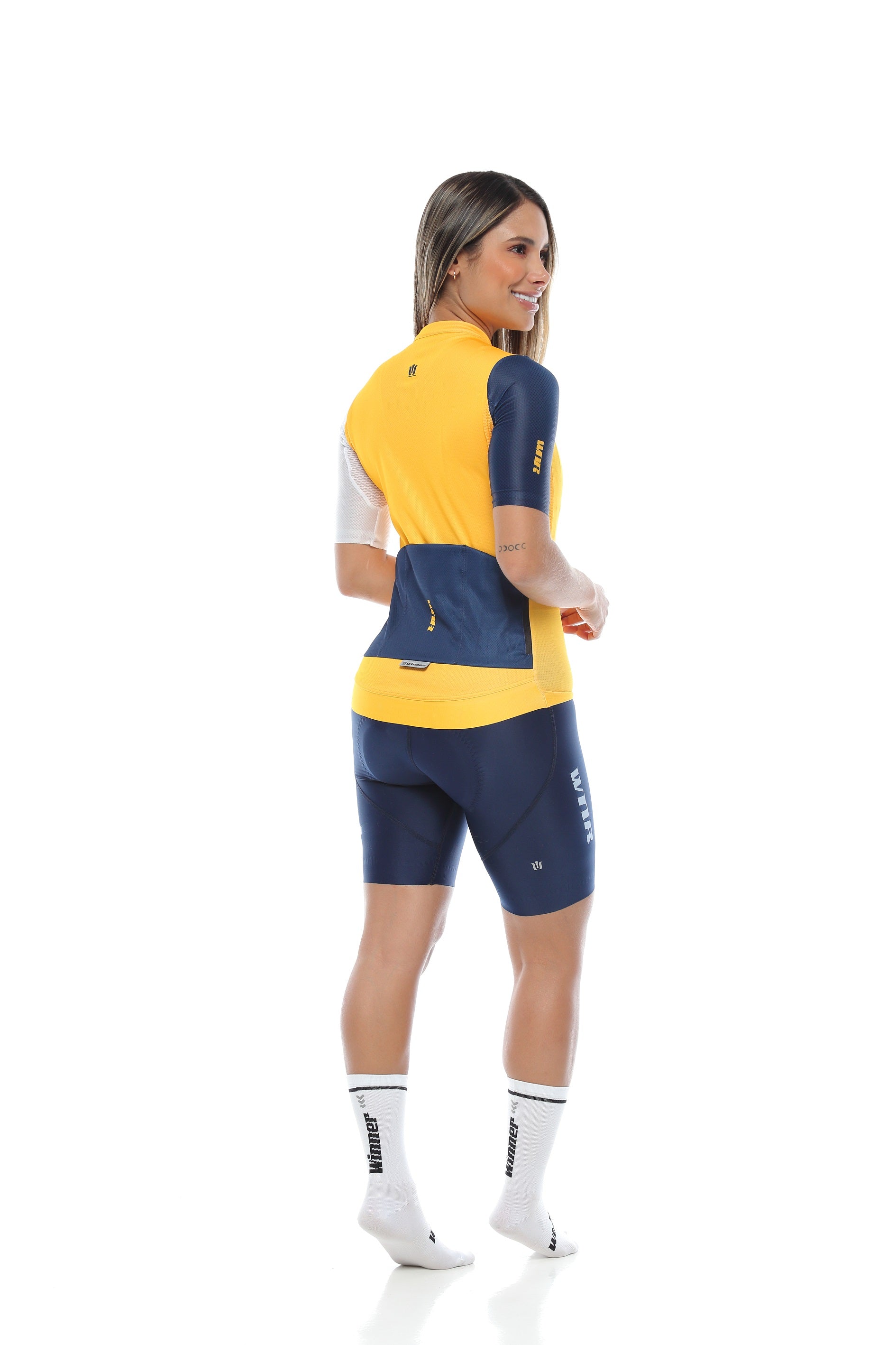 JERSEY MANGA CORTA MUJER - GOLD