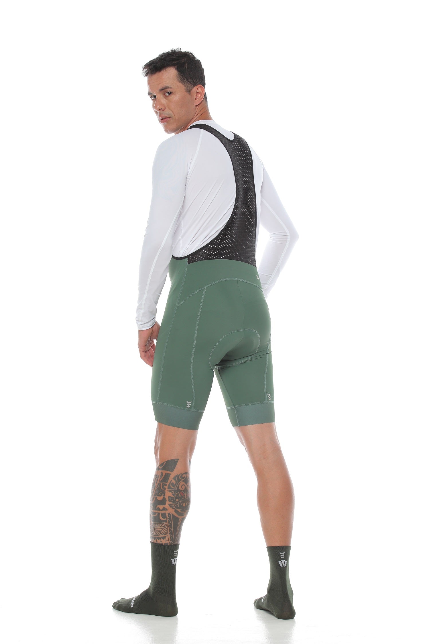 PANTALONETA CLÁSICA CON TIRANTA HOMBRE / VERDE